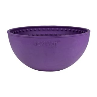 LickiMat Wobble Aktivoiva ruokakuppi lemmikille, Violetti, 17 x 17 x 8 cm