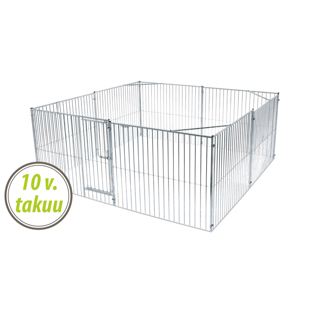 Jämpti MEDI Kalteri koiratarha 6 x 6 m + KAUPAN PÄÄLLE Lämmitettävä kuppi