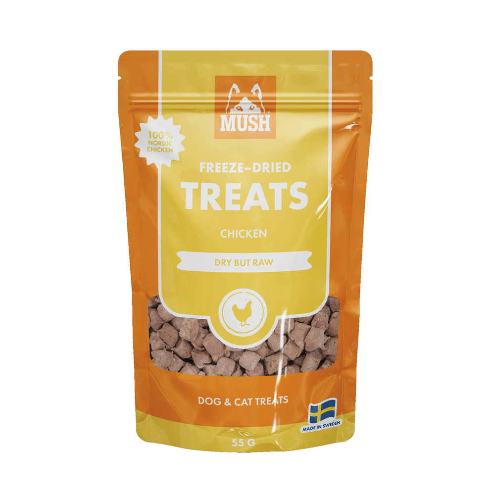 MUSH Treats Kana, pakastekuivattu 55g