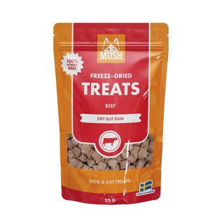 MUSH Treats Nauta, pakastekuivattu 55g