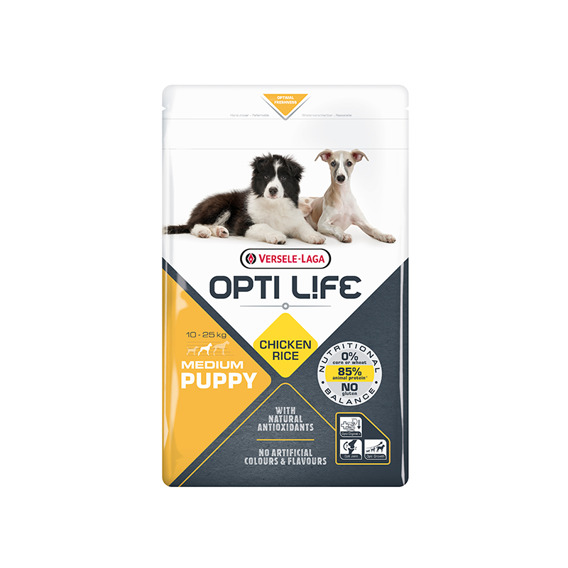 Opti Life Puppy Medium, 2,5 kg (PE 15.7.2026)