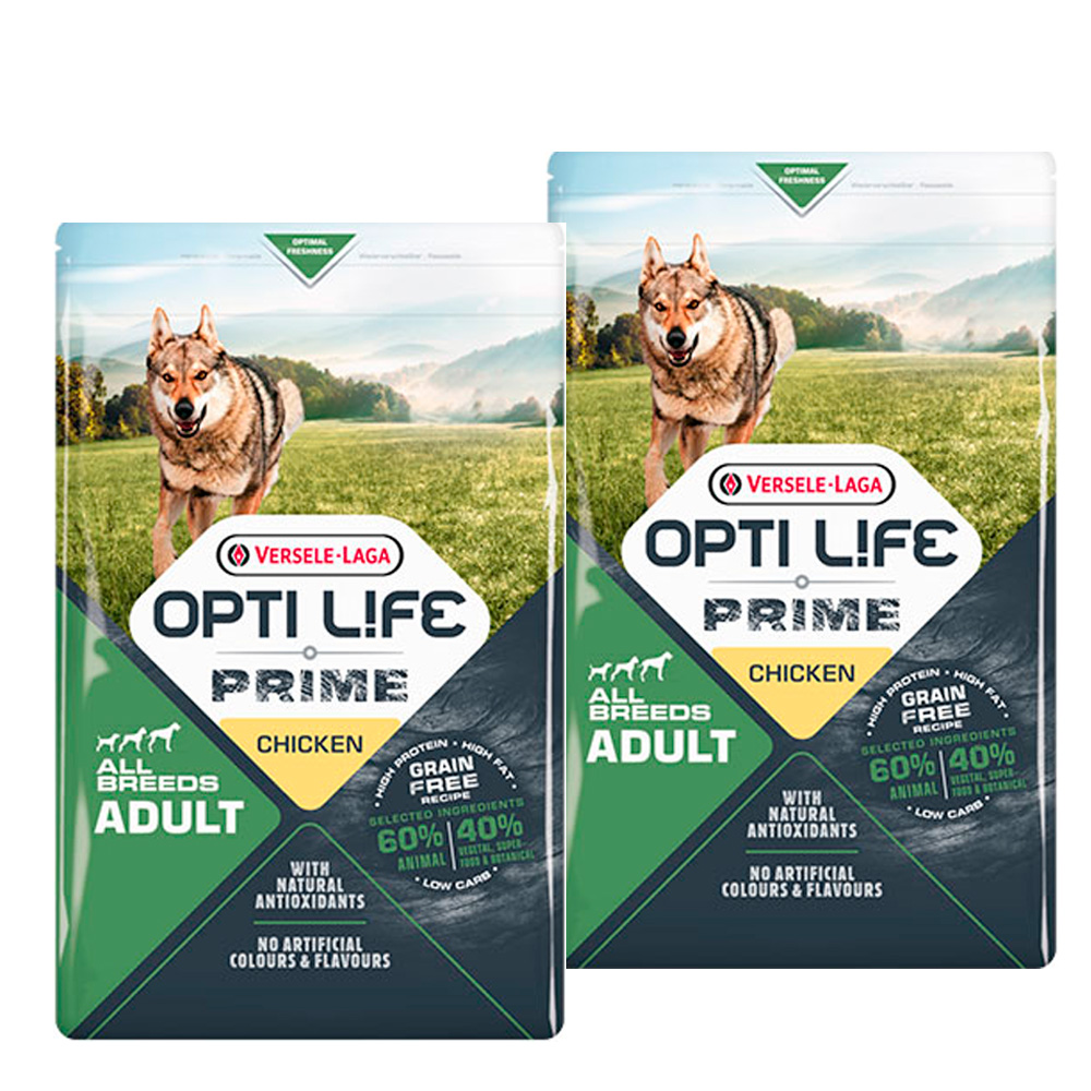 Opti Life Prime Adult, Kana 2 x 12,5 kg
