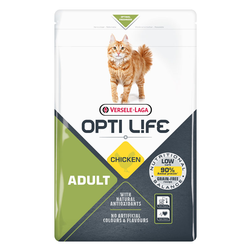 Opti Life Cat, Adult, Viljaton Kana, 2,5kg