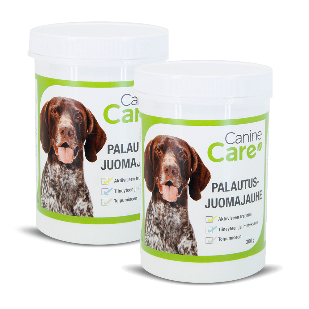 CanineCare Palautusjuomajauhe, elektrolyyttivalmiste koirille 2 x 300 g