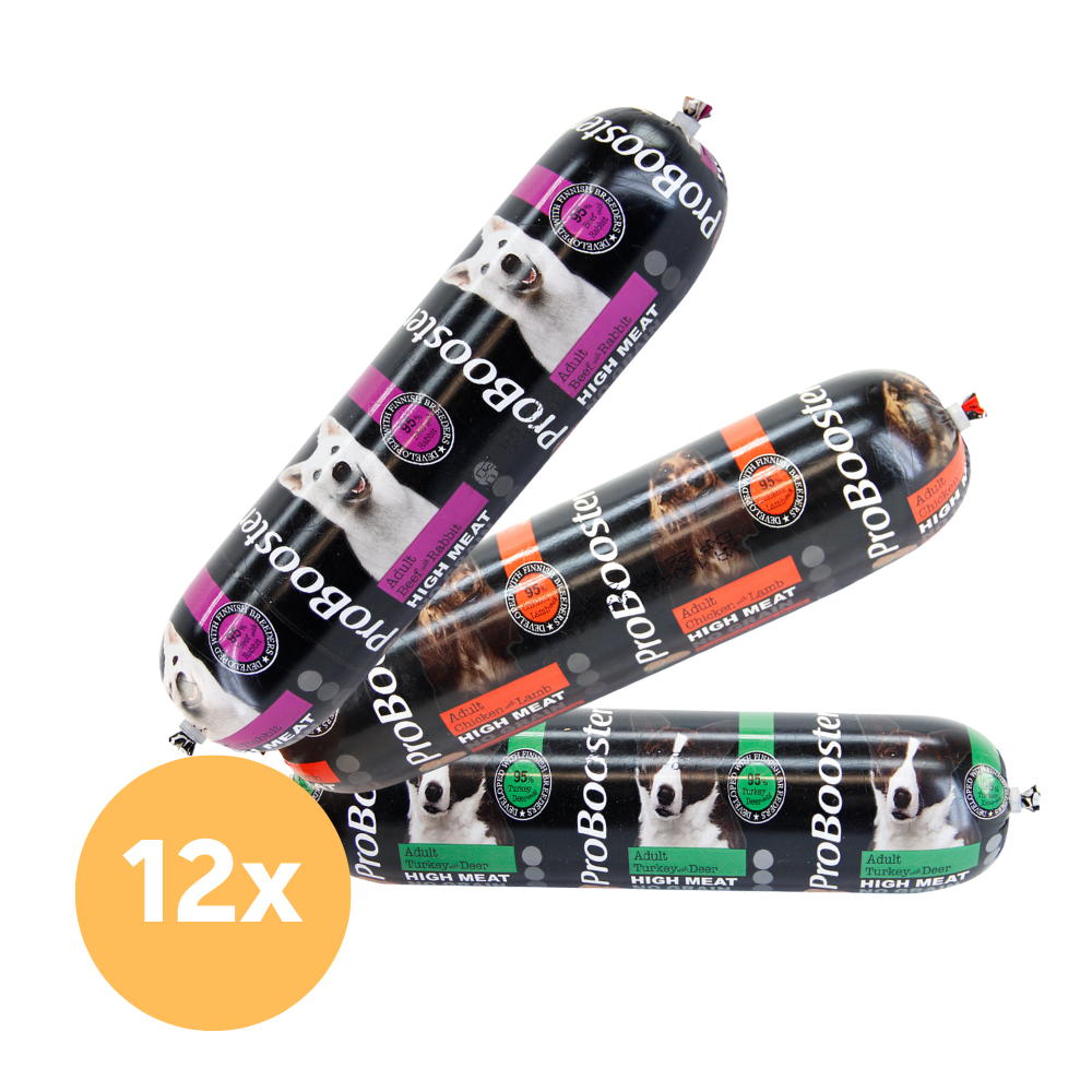 ProBooster Liha-ateria mix-laatikko 12 x 800 g - Valitse laadut
