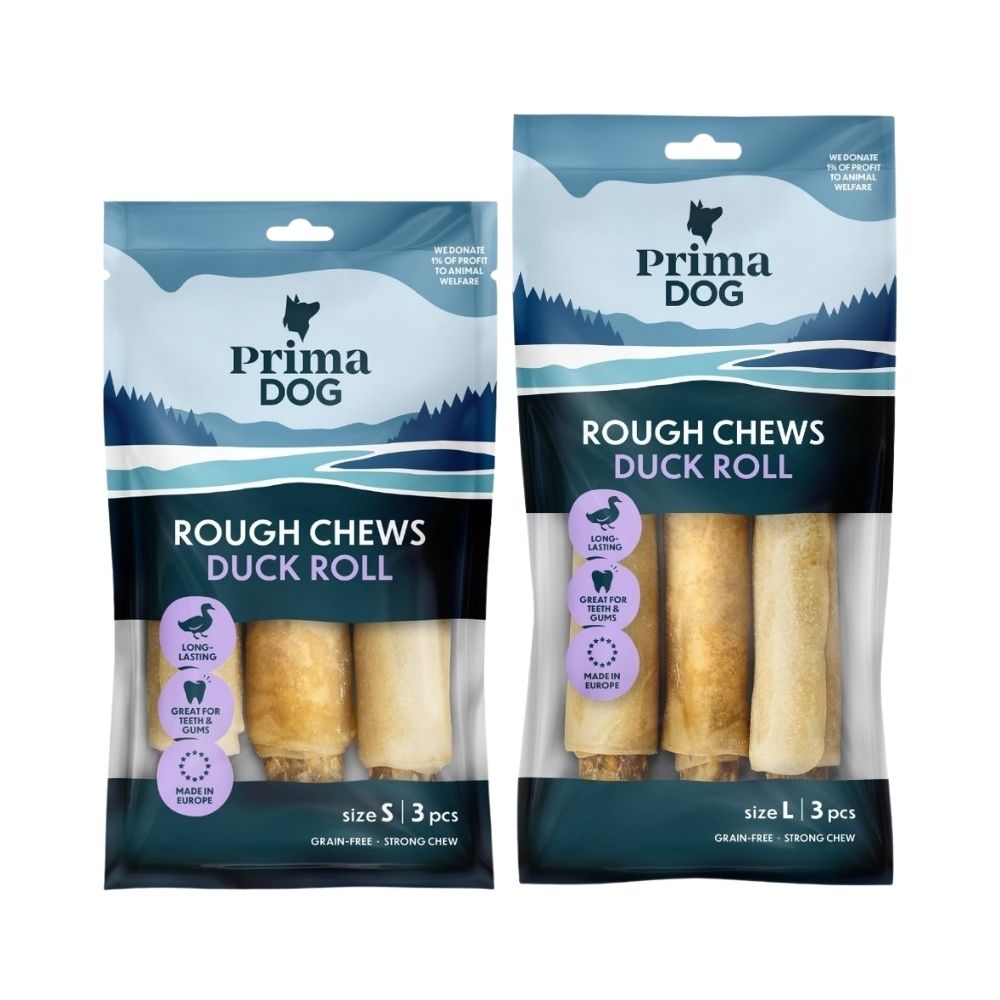 PrimaDog Rough Chews Ankkarulla - valitse koko