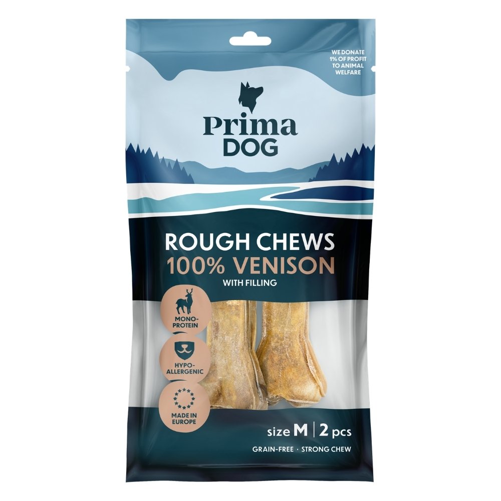 PrimaDog Rough Chews Riista täyteluu M 12cm 2kpl 76g