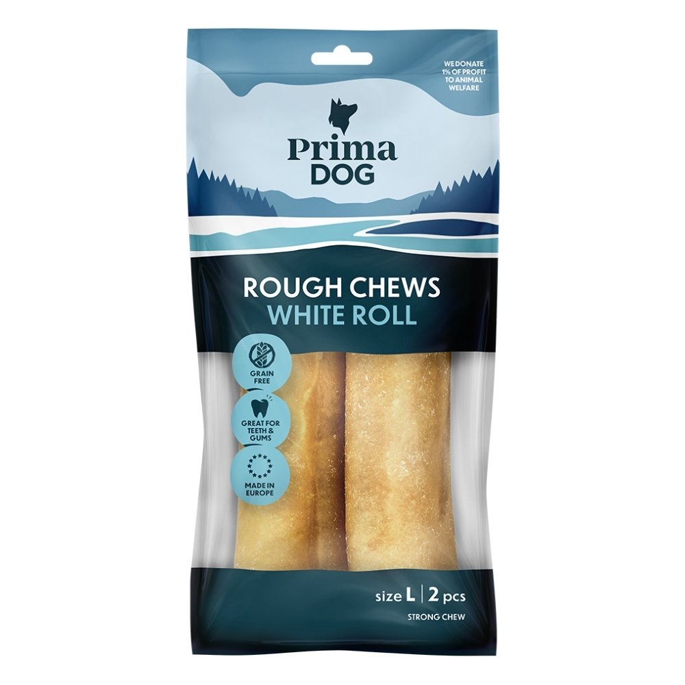 PrimaDog Rough Chews Rulla L 17 cm, 170 g