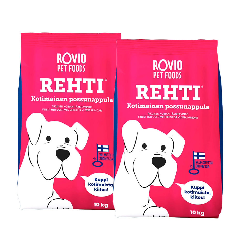 2 x 10 kg Rehti Possu koiranruoka