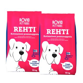 2 x 10 kg Rehti Possu koiranruoka