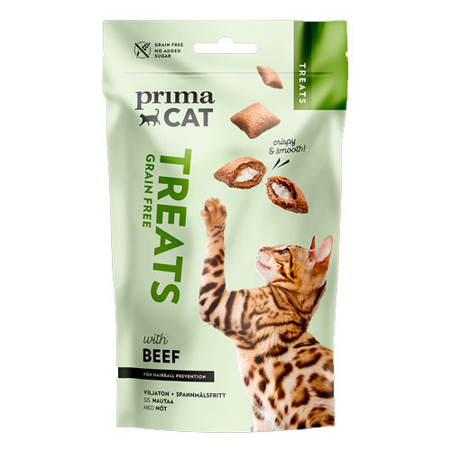 PrimaCat Crunchy Makupala kissalle, Anti-hairball 40 g