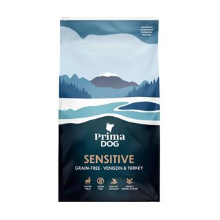 PrimaDog Adult Sensitive, Peura & Kalkkuna, Viljaton