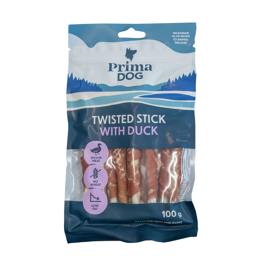PrimaDog Ankkapurutikku, 13 cm / 11 kpl, 100g