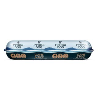 PrimaDog Game & Rice Riista-riisi -makkara, 800 g