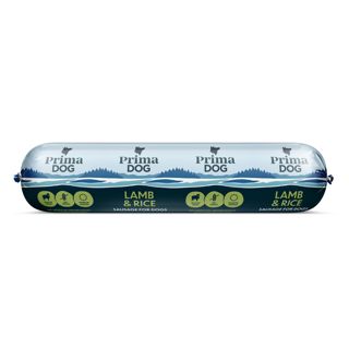 PrimaDog Lamb & Rice Lammas-riisi -makkara, 12 x 800 g