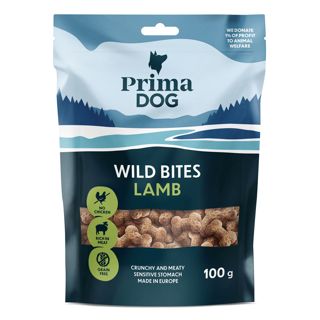 PrimaDog Wild Bites Lammas ja tyrni, rapea, 100 g