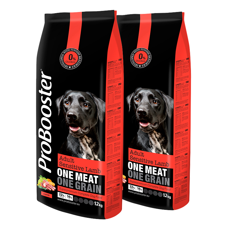 ProBooster Adult Sensitive Lamb 2 x 12 kg