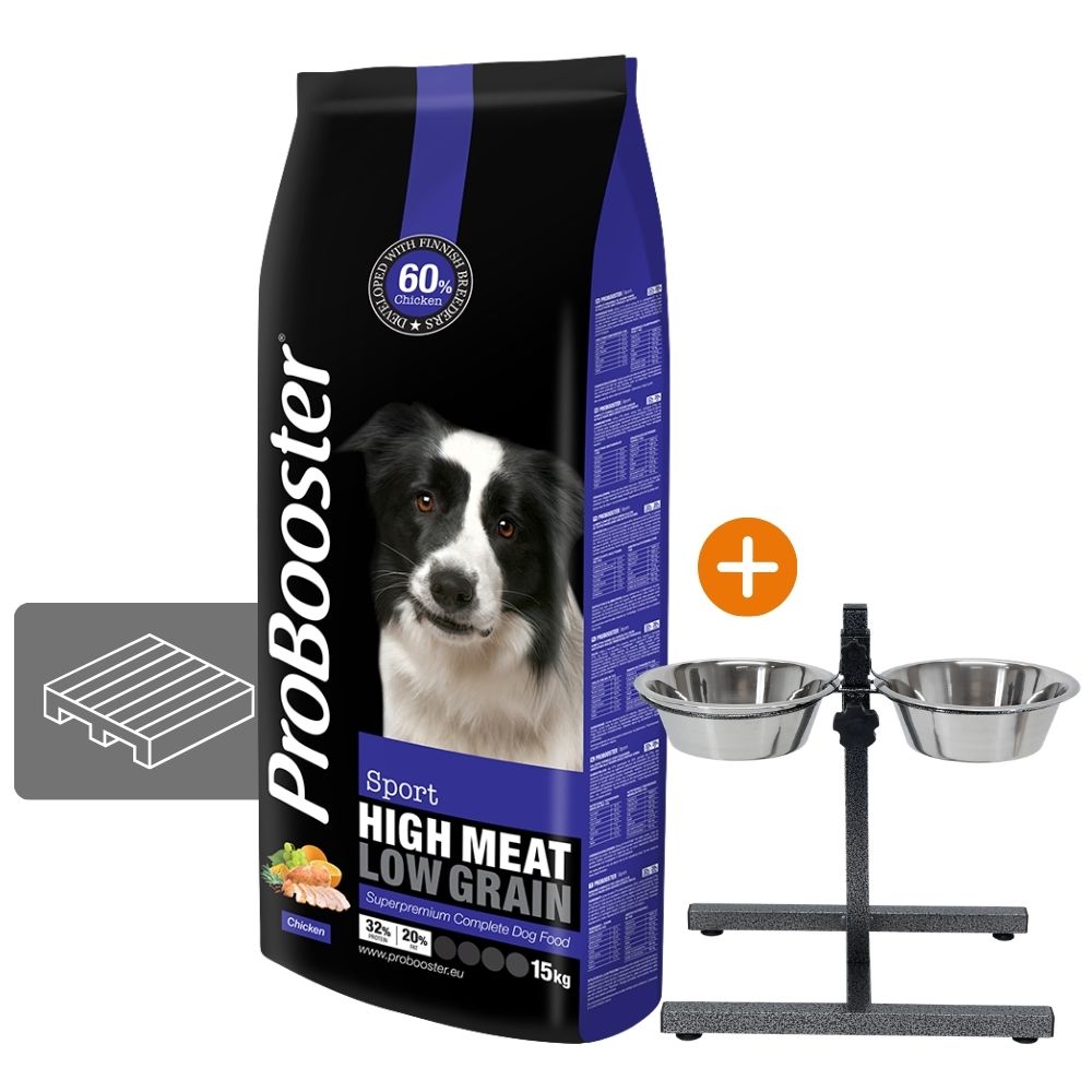 LAVA 12 x 15 kg ProBooster Adult Sport Chicken + Brava kuppiteline