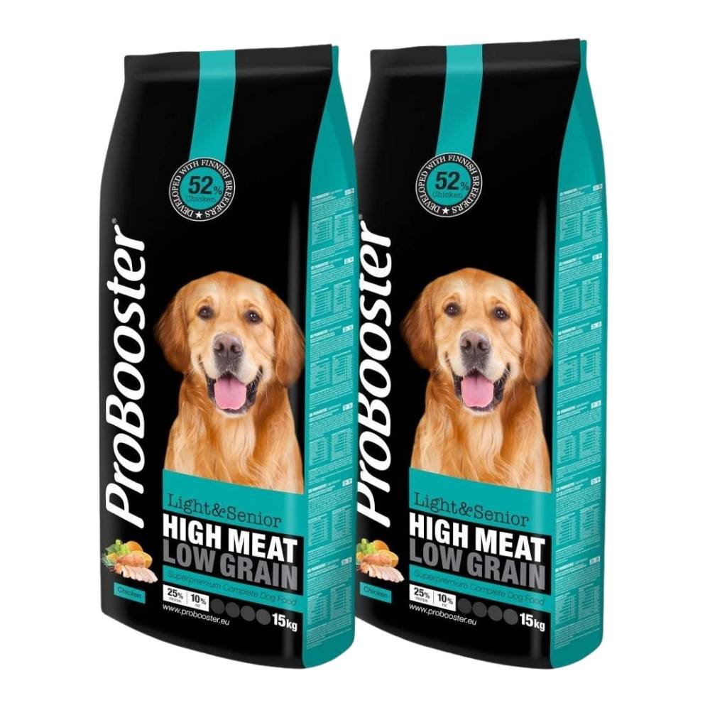 ProBooster Adult Light & Senior Chicken 2 x 15 kg