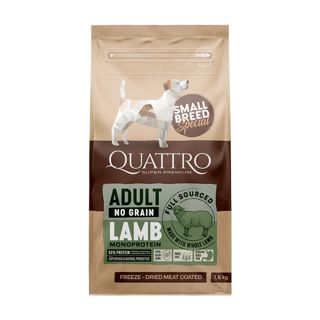 Quattro Dog Small Breed Adult, with Lamb