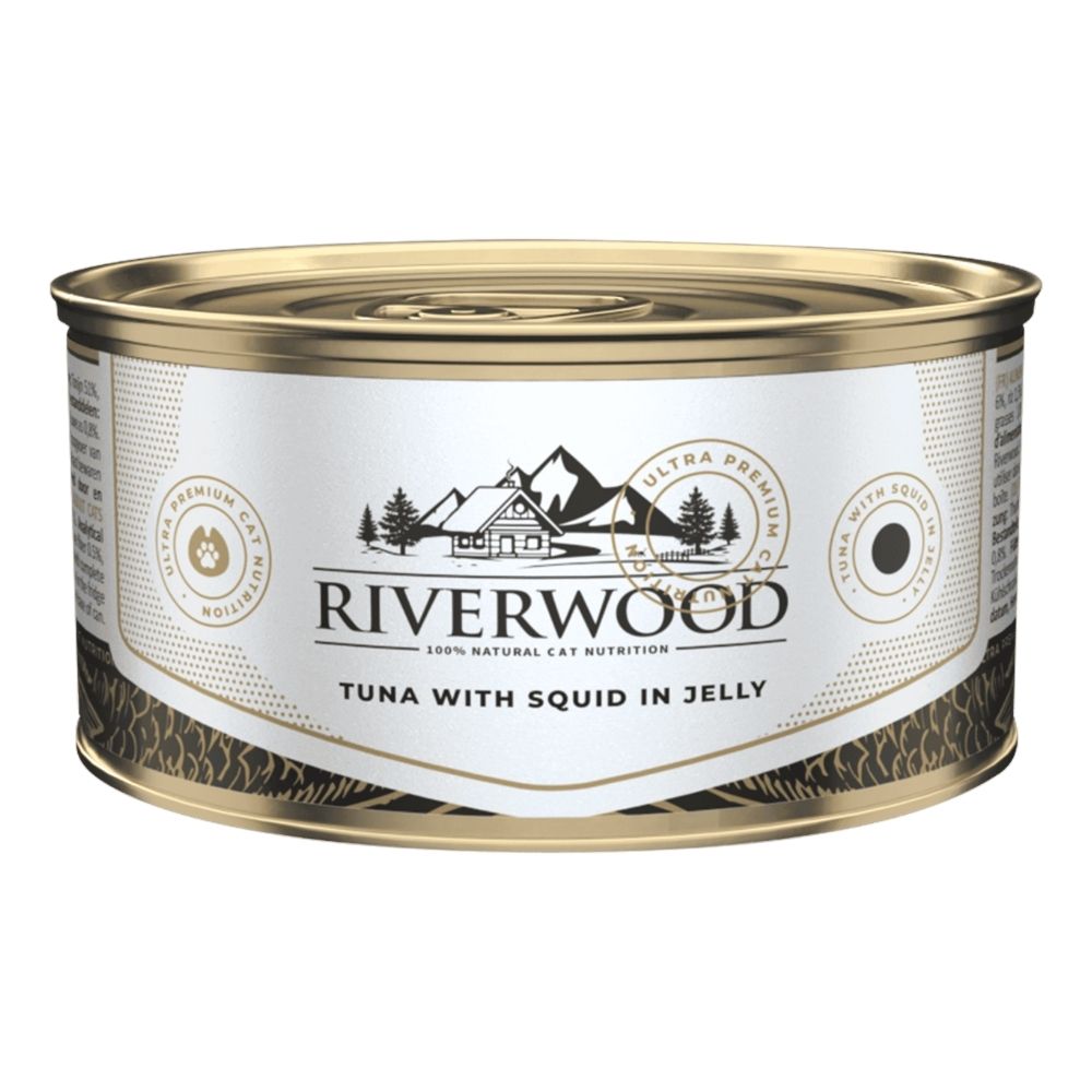 Riverwood Caviar for Cats Tuna with Squid in Jelly 85 g