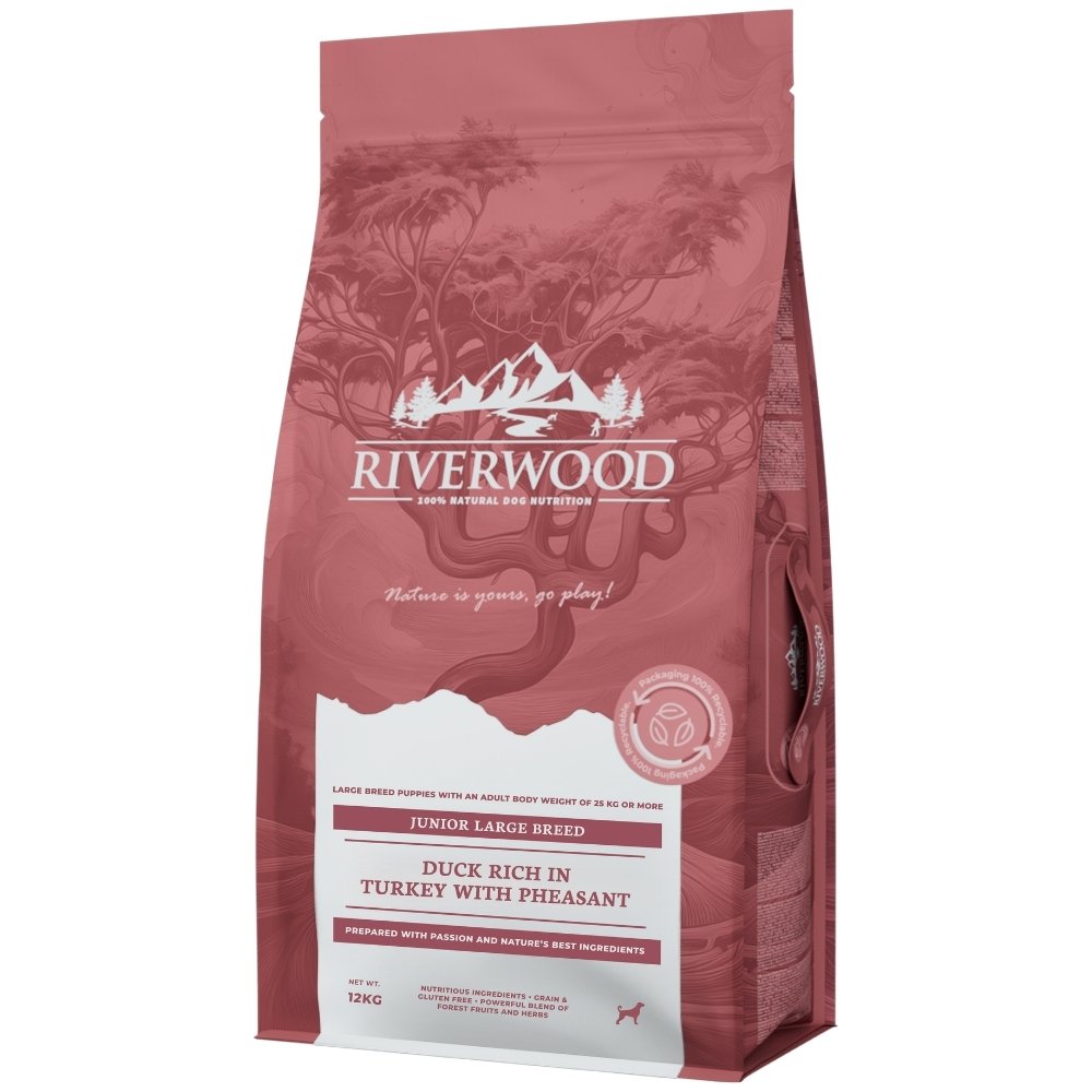 Riverwood Junior Large Ankka, kalkkuna ja fasaani 12 kg