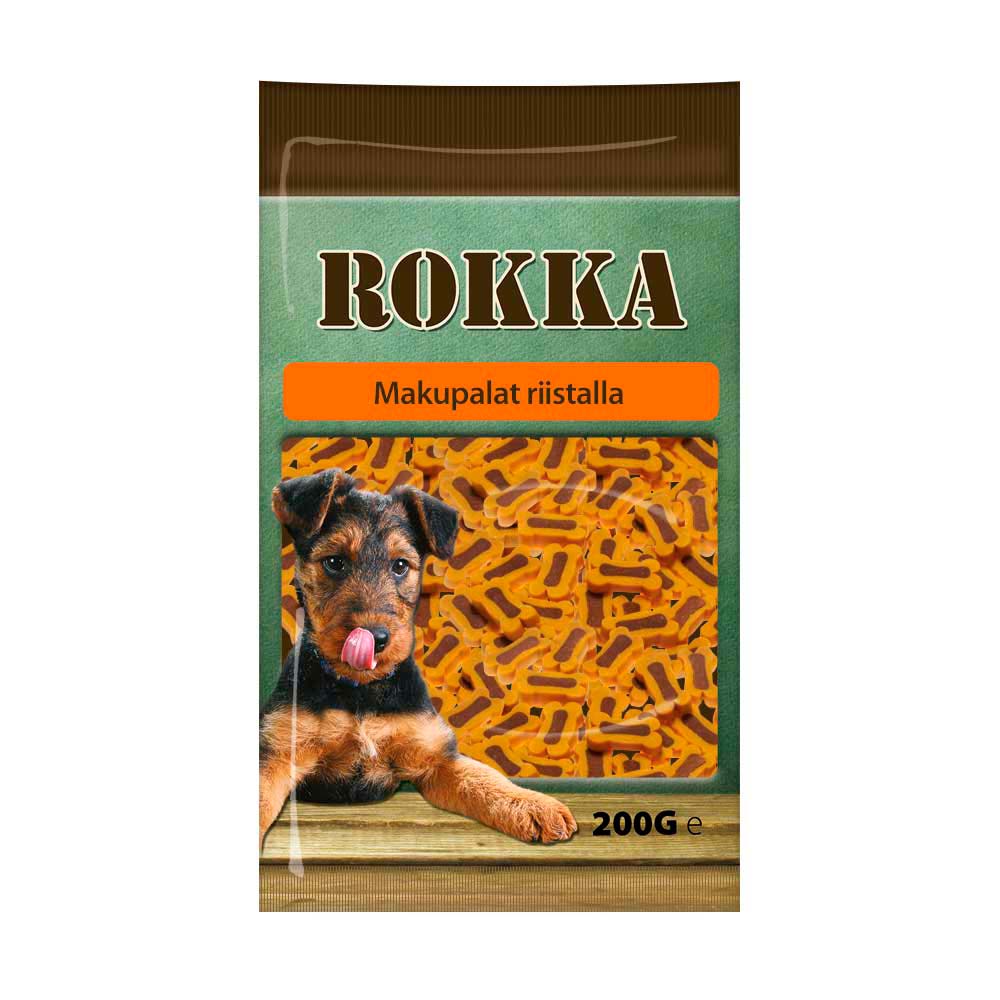 Rokka Makupalat riistalla - Valitse pakkauskoko
