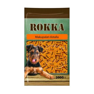 Rokka Makupalat riistalla - Valitse pakkauskoko