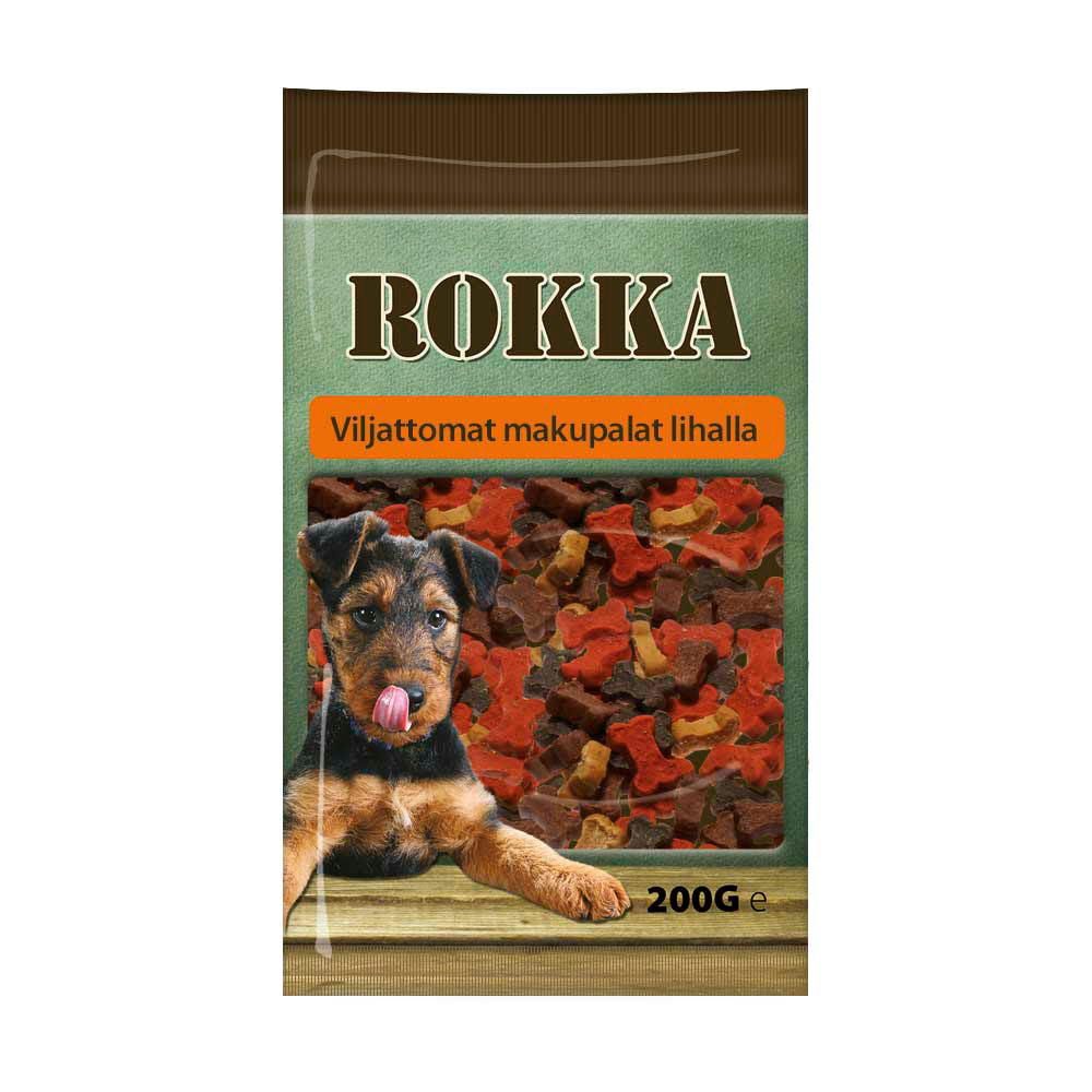 Rokka Viljattomat makupalat lihalla - Valitse pakkauskoko