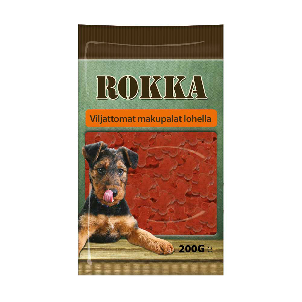 Rokka Viljattomat makupalat lohella - Valitse koko