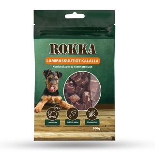 Rokka Lammaskuutiot kalalla, 100 g