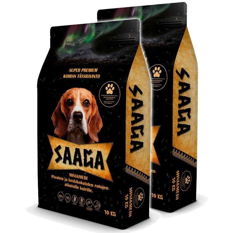 Saaga Mini & Medi 2 x 10 kg