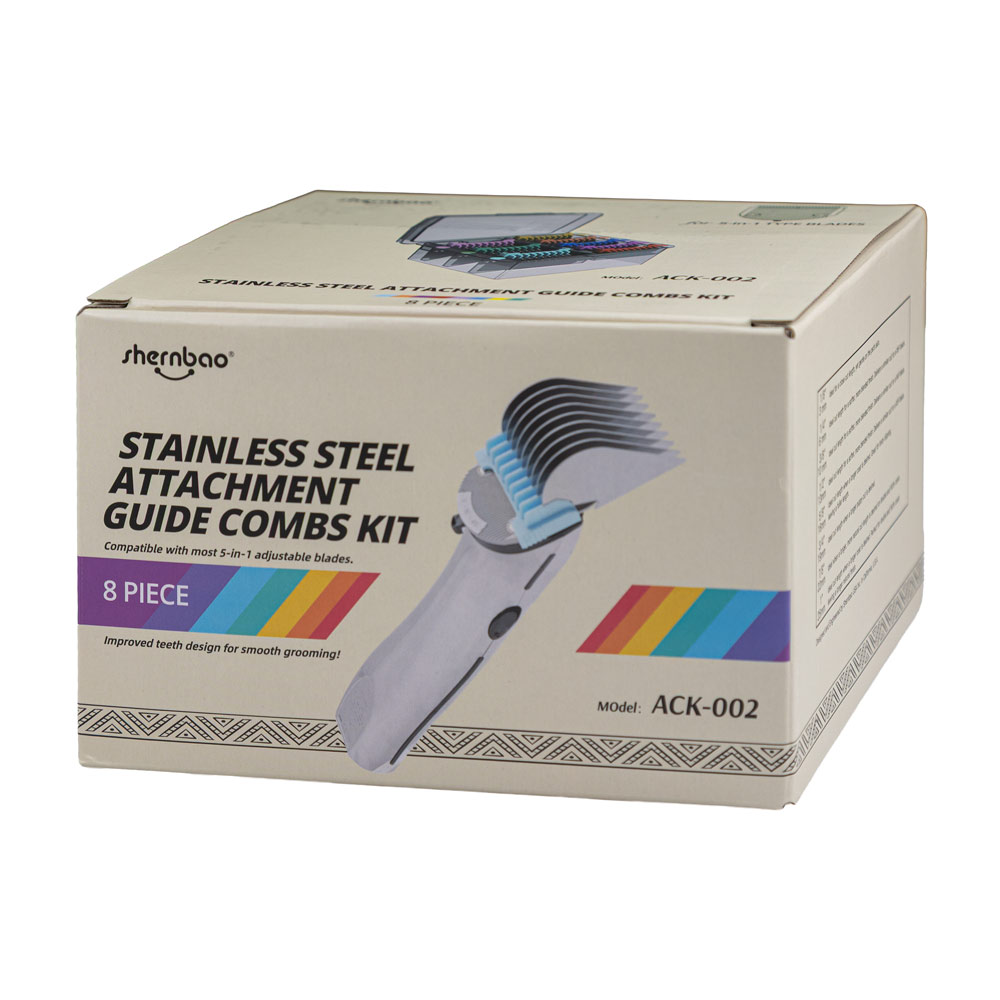 Shernbao metalliset ohjauskammat PGC-580 -trimmauskoneeseen, 8kpl pakkaus