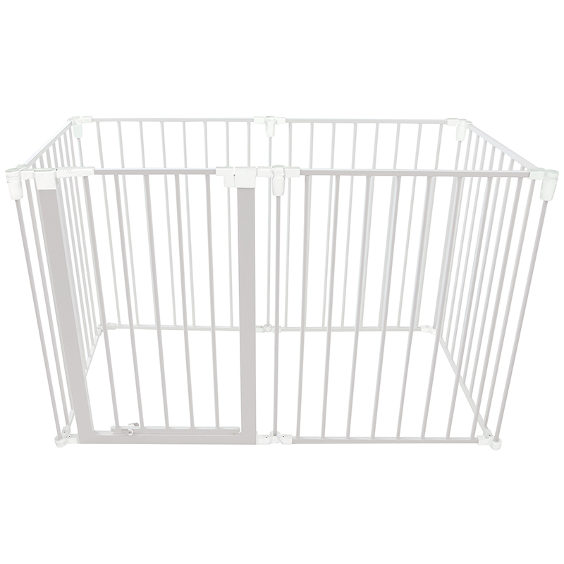 Top Safe, 2-in-1 lemmikkiportti / pentukehä, valkoinen