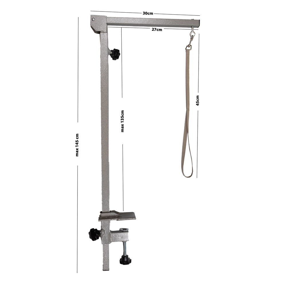 Trimmauspöydän talutinpidike taittuva