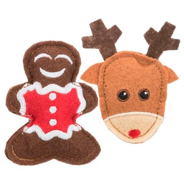 Trixie Kissanlelu Huopaporo ja -pipari, 8 cm, 2 kpl Trixie Kissanlelu Huopaporo ja -pipari, 8 cm, 2 kpl