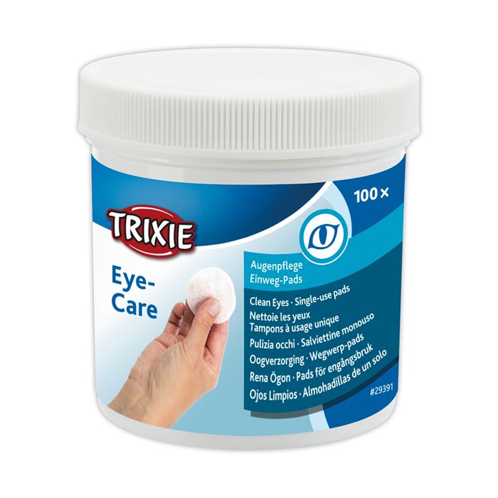 Trixie silmänpuhdisliina lemmikeille, 100 kpl Trixie silmänpuhdisliina lemmikeille, 100 kpl
