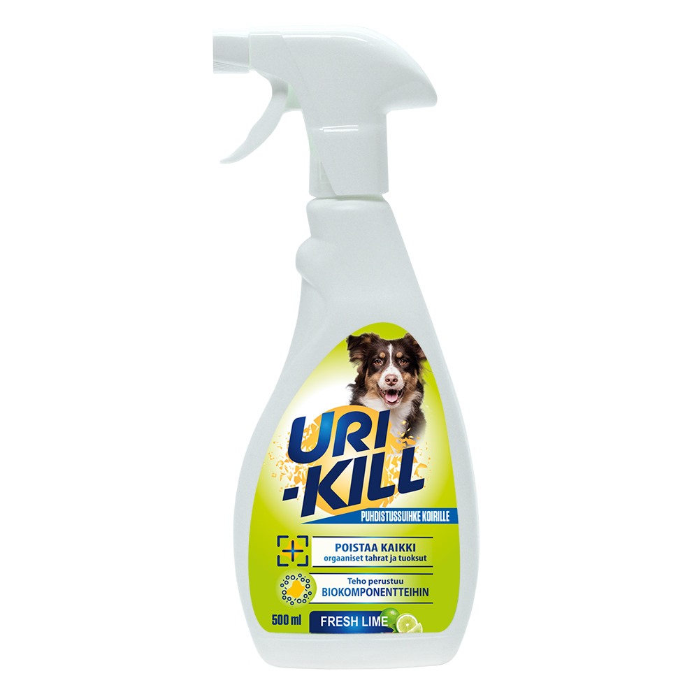 Uri-Kill Puhdistussuihke Koirille, Fresh Lime, 500 ml