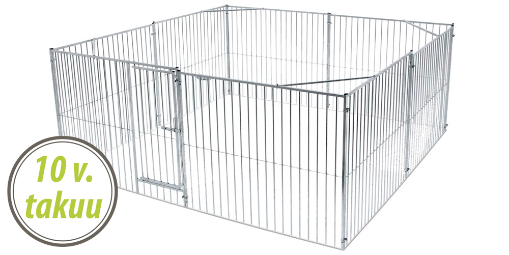 Jämpti MAXI, Kuumasinkitty Kalteri koiratarhapaketti (220 cm)