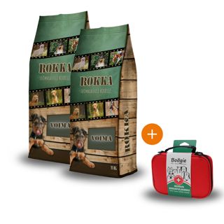 2 x 15 kg Voima Rokka + KAUPAN PÄÄLLE Boogie Ensiapulaukku