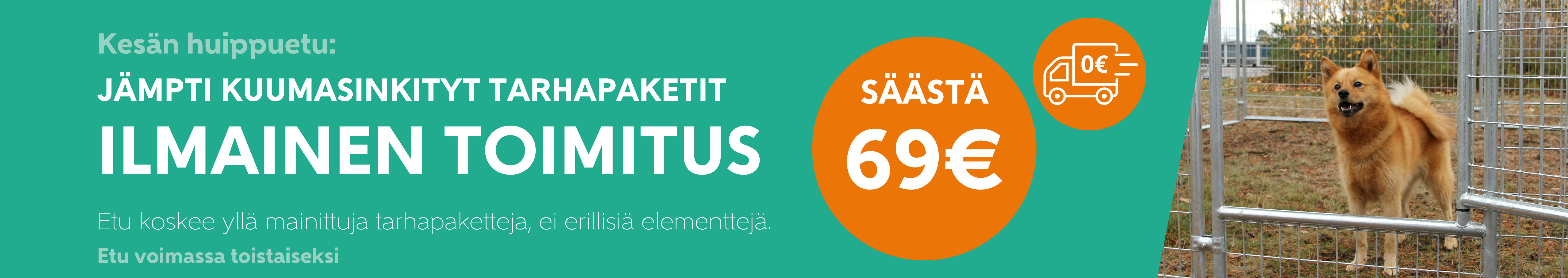 Kesän tarhakampanja