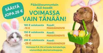 Pääsiäisen ALE-koodit