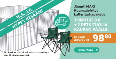 Etusivu, Hyppy kesään, maxi tarhat