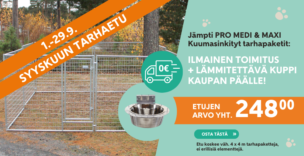 Etusivu, syyskuun tarhatarjous